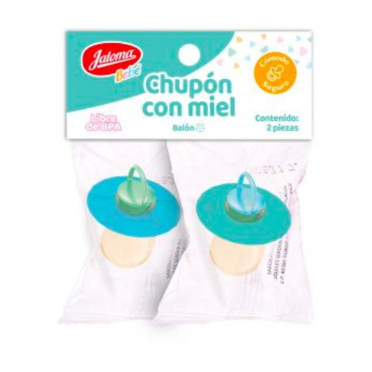 Chupón con Miel Jaloma con 2 Piezas