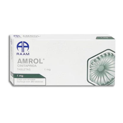 Amrol (Cinitaprida) 1 mg Caja con 25 Tabletas