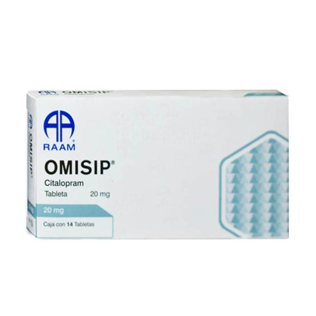 Omisip (Citalopram) 20 mg Caja con 14 Tabletas