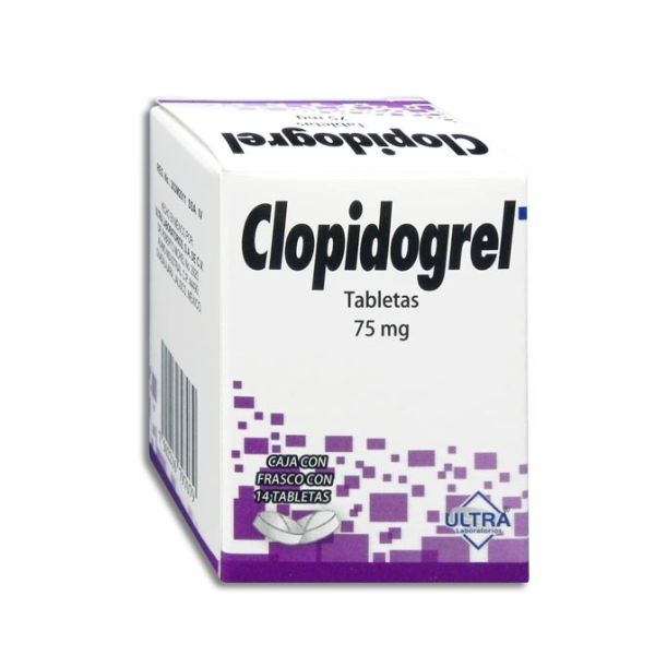 Clopidogrel 75mg Caja Con 14 Tabletas Farmacia Sanorim