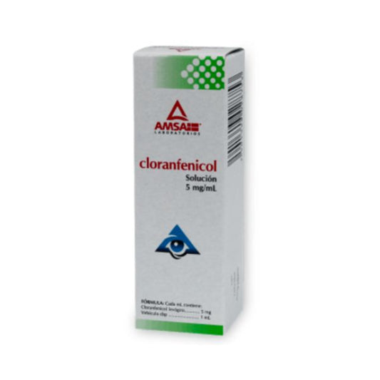 Cloranfenicol Gotas Oftálmicas 5.0/ml Frasco con 15 ml