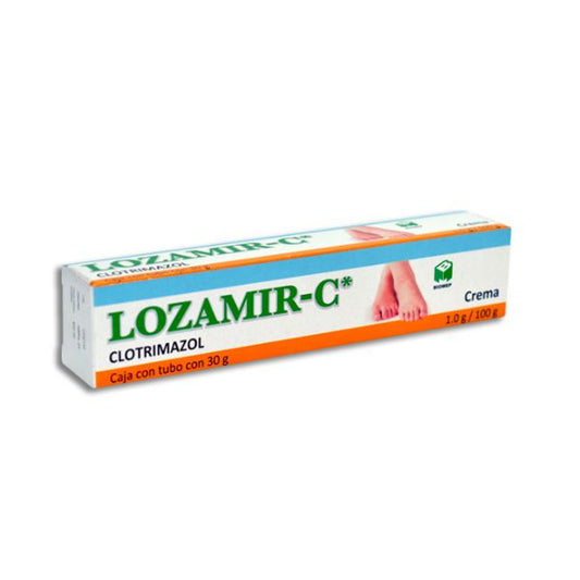 Lozamir-C (Clotrimazol) 1 g / 100 g Tubo con 30 g