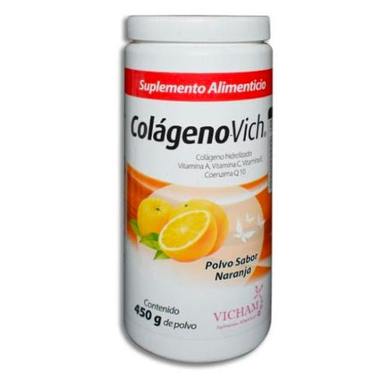 Colageno-Vich Frasco con 450 g de Polvo