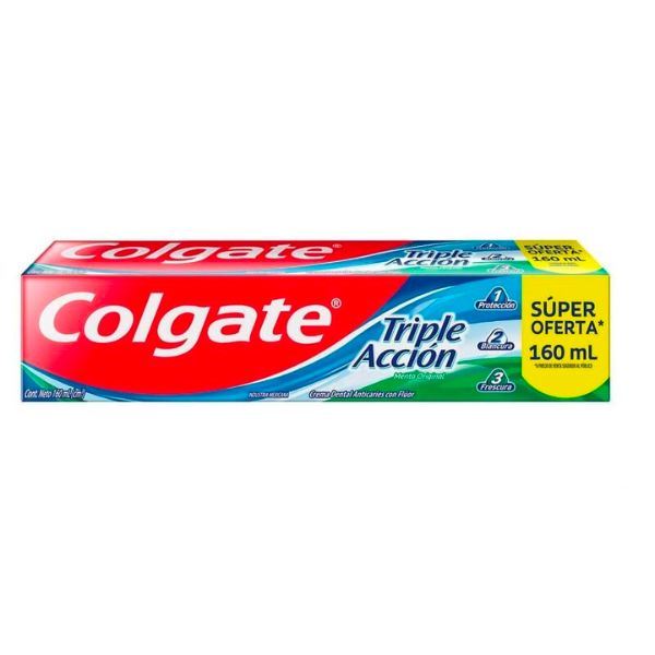 Pasta Dental Colgate Triple Acción 160 ml