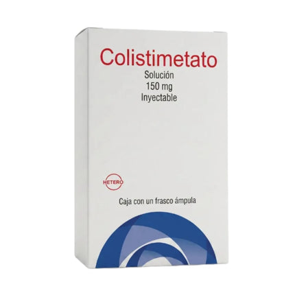Colistimetato 150 mg Solución Inyectable Caja con Frasco Ámpula con 2 mL