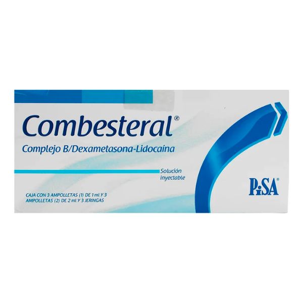 Combesteral Inyectable Caja con 2 Ampolletas