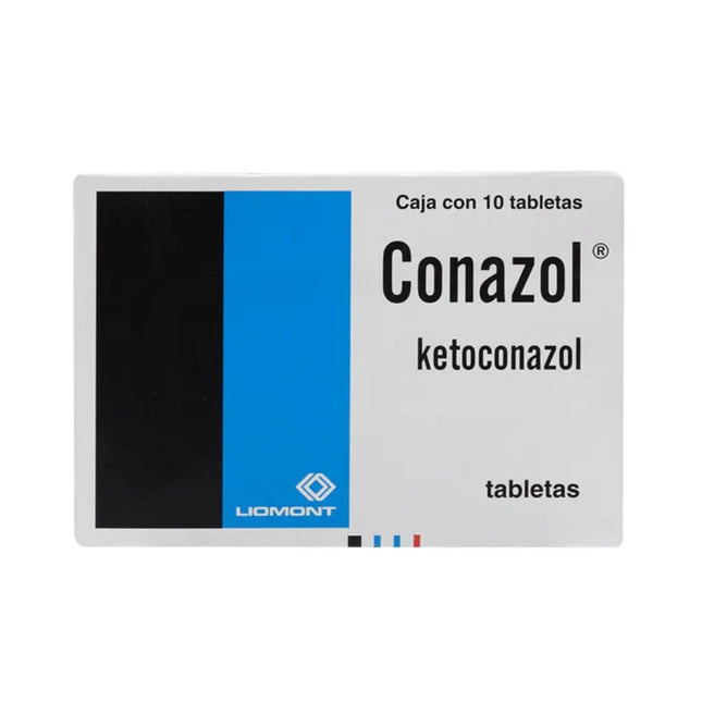 Conazol (Ketoconazol) 200 mg Caja con 10 Tabletas