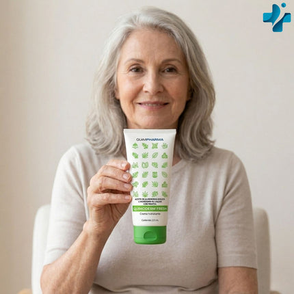 Quimoderm Fresh Crema con Aceite de Almendras, Hidróxido de Calcio y Mentol 225 ml | Crema Refrescante, Hidratante y Protectora para la Piel | Laboratorios Quimpharma