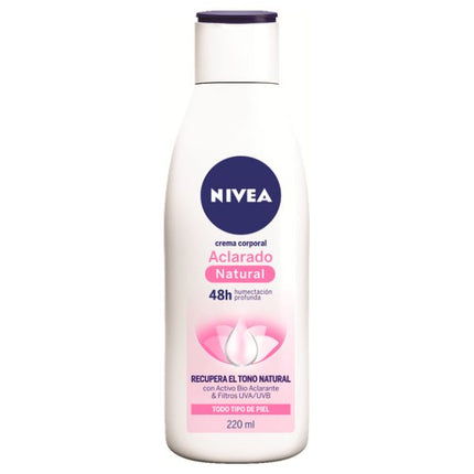 Crema Corporal Nivea Aclarado Natural 220 ml