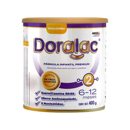 Doralac 6-12 Meses Etapa 2 Formula Láctea 400 G Lata