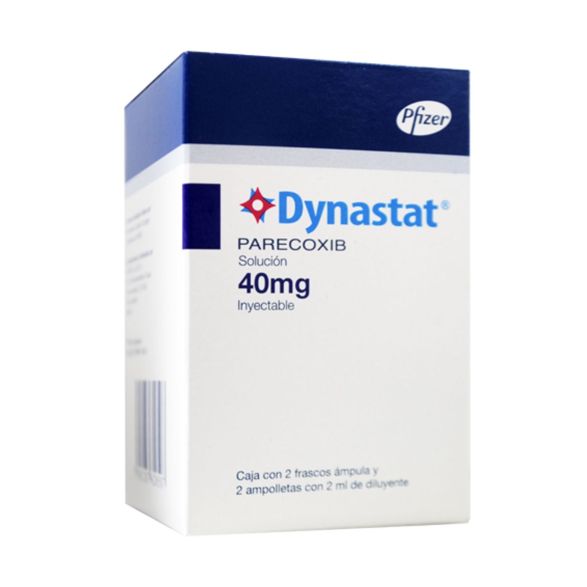 Dynastat (Parecoxib) 40 mg Caja con 2 Ámpulas Inyectables