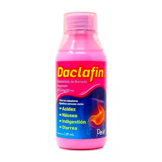 Daclafin (Subsalicilato de Bismuto 262.5 mg / 15 ml) 120 ml Supensión