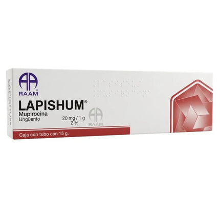 Lapishum (Mupirocina) 2% Ungüento Caja con Tubo 15 g | RAAM