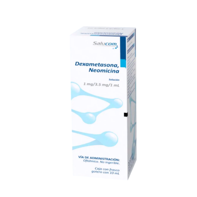 Dexametasona/Neomicina 1mg 3.5mg Frasco gotero 10ml Salucom PiSA