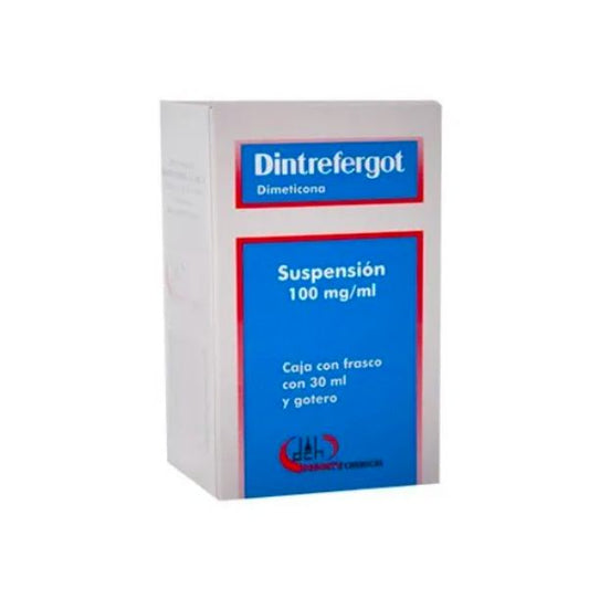 Dintrefergot (Dimeticona) Suspensión 100 mg/ml Frasco con 30 ml