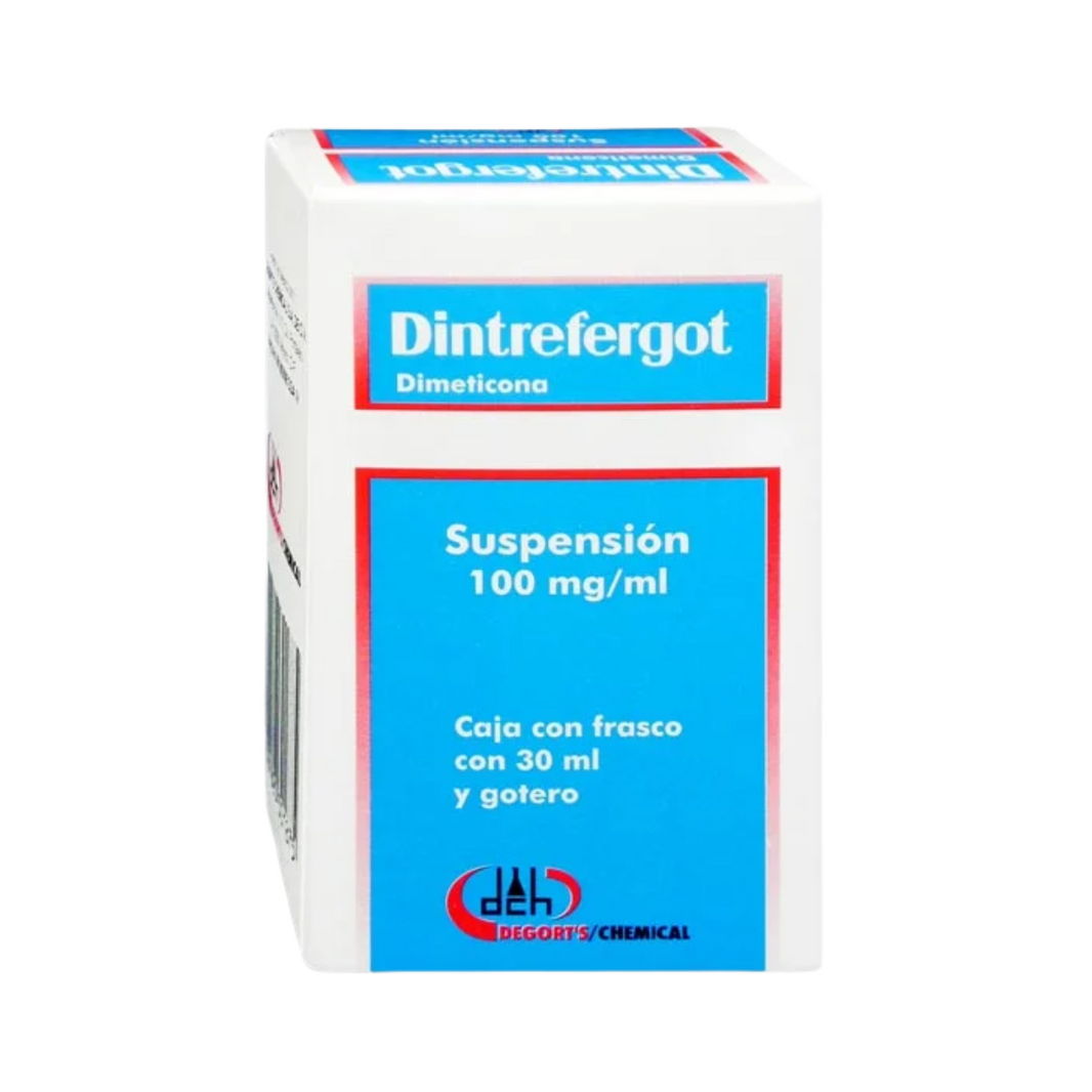 Dintrefergot (Dimeticona) Suspensión 100 mg/mL Caja con Frasco 30 mL ...