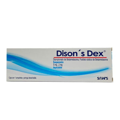 Dison's Dex Suspensión (Dexametasona/Diclofenaco) 5 mg/2 mg Inyectable