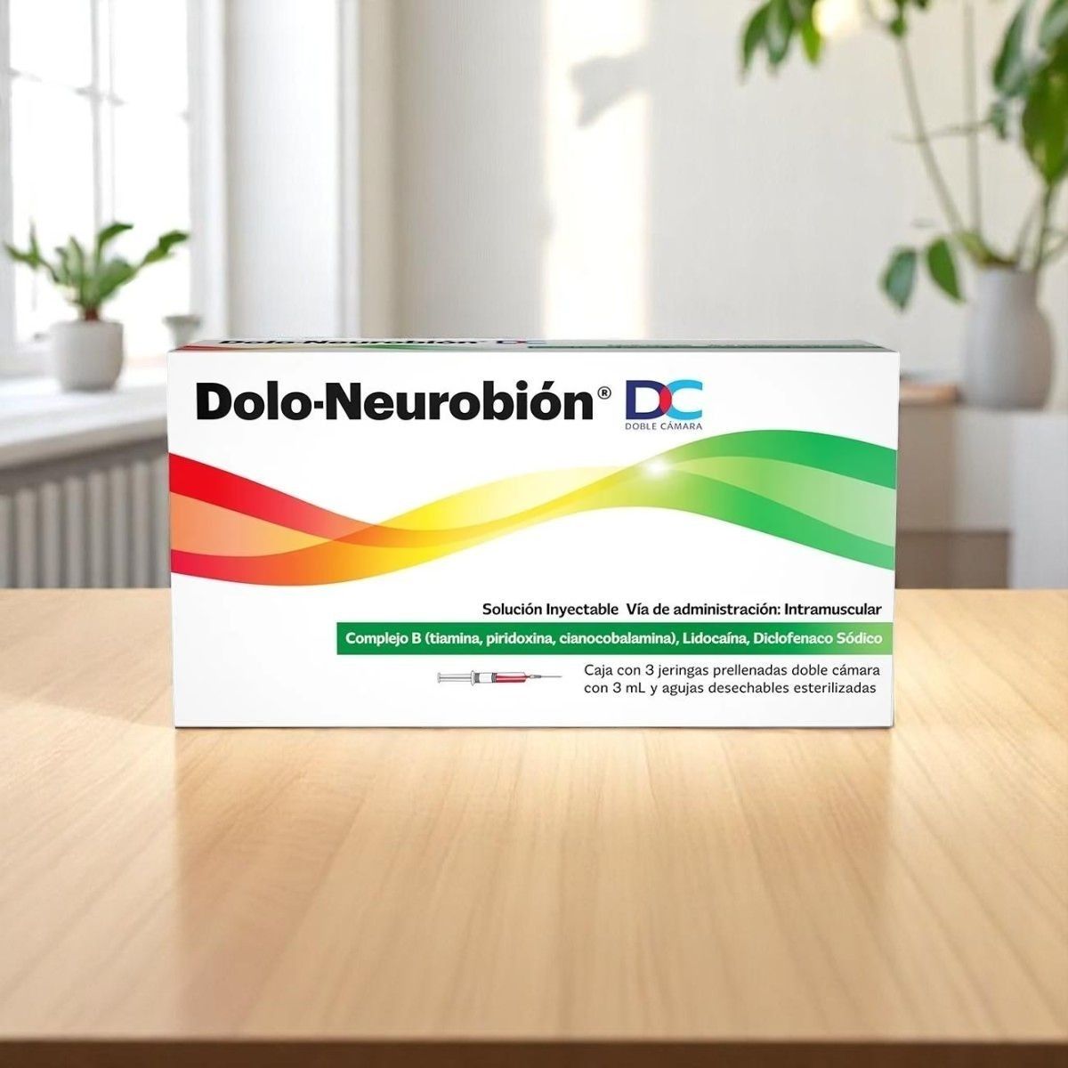 Dolo-Neurobion DC Solucion Inyectable Caja con 3 Jeringas Prellenadas ...