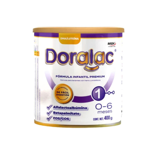 Doralac 0-6 Meses  Etapa 1 Formula Láctea 400 G Lata