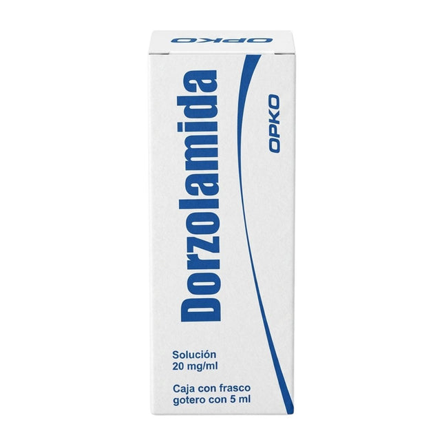 Dorzolamida 20 mg Solución Oftálmica Frasco Gotero con 5 mL