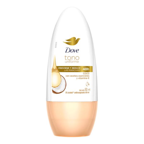 Desodorante Dove Tono Uniforme Roll-On 50 ml