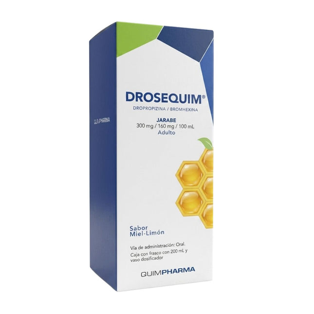 Drosequim (Dropropizina /Bromhexina) Jarabe  Frasco con 200 mL