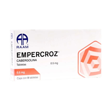 Empercroz Cabergolina 0.5 mg Caja con 8 Tabletas