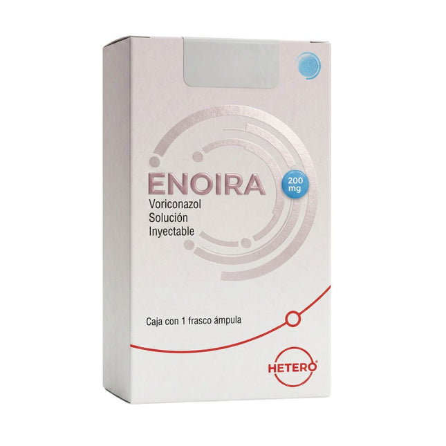Enoira (Voriconazol) 200 mg Caja con Frasco Ámpula Inyectable