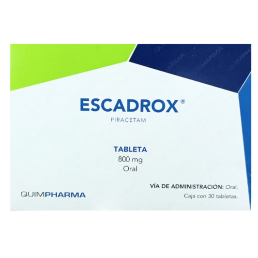 Escadrox (Piracetam) 800 mg Caja Con 30 Tabletas