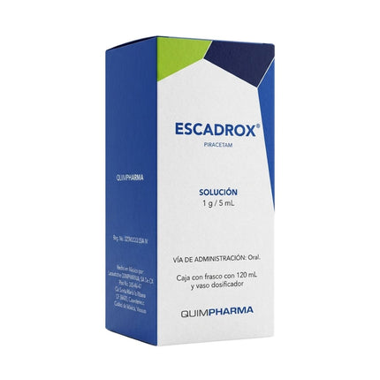 Escadrox (Piracetam) Suspensión 1 g/5 ml Caja con Frasco con 120 ml