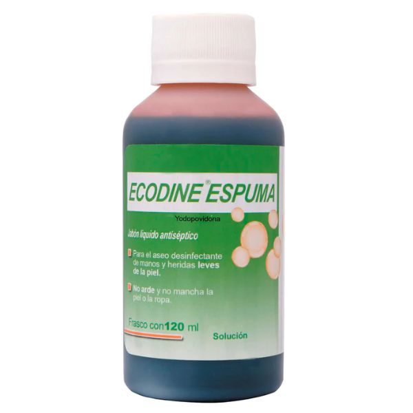 Ecodine Espuma (Yodopodovidona) Frasco 120 ml