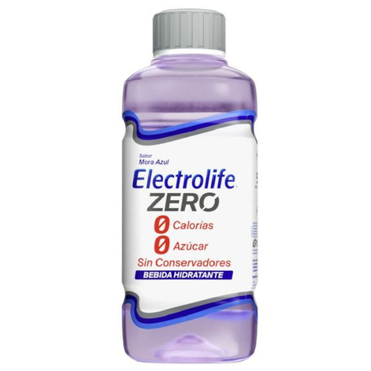 Electrolife Zero Sabor Mora Azul 625 ml