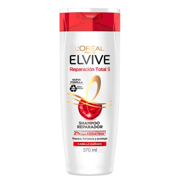 Shampoo Elvive Reparación Total 5 Frasco de 370 ml