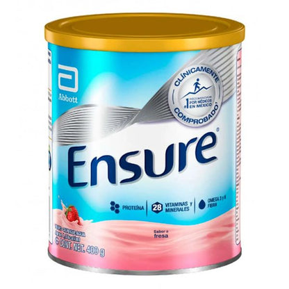 Ensure Suplemento Alimenticio Sabor Fresa Lata con 400 g