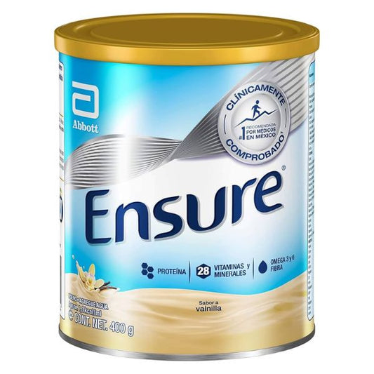 Ensure Suplemento Alimenticio Sabor Vainilla Lata con 400 g