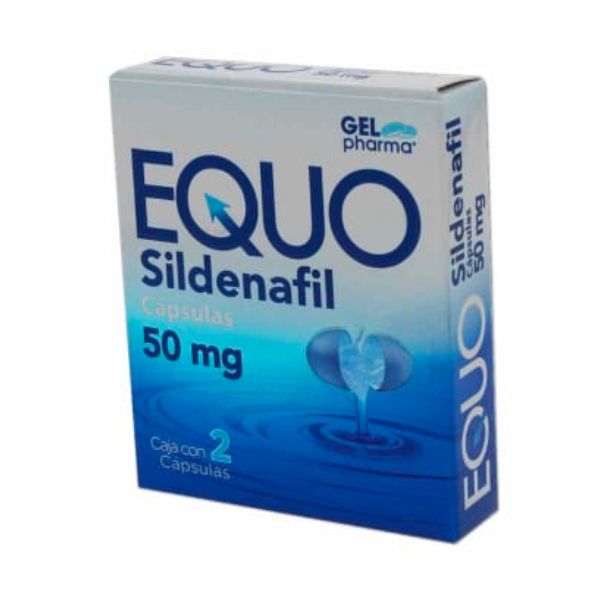 Equo (Sildenafil) 50 mg Caja con 2 Tabletas