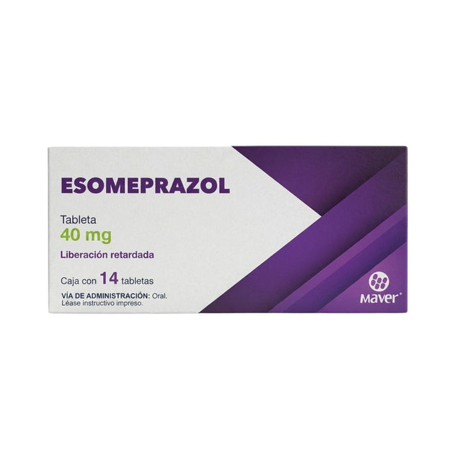 Esomeprazol 40 mg Liberación retardada Caja con 14 Tabletas