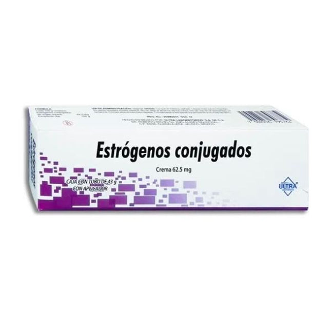 Estrogenos Conjugados 62.5 mg Caja con Tubo de 43g