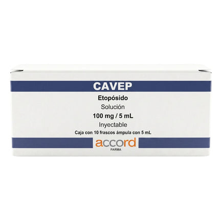 Etoposido 100 mg/15 ml Caja con 10 Frascos Ampula