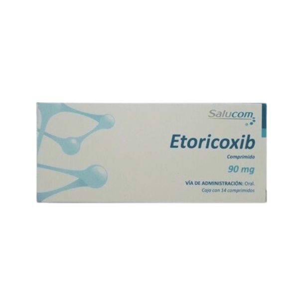 Etoricoxib 90 mg Caja con 14 Comprimidos Salucom