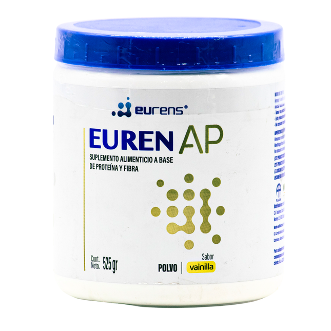 Euren AP Suplemento Alimenticio de Proteína y Fibra Sabor Vainilla 525 g – RAAM Laboratorios