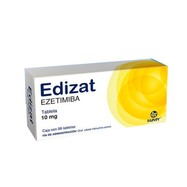 Edizat (Ezetimiba) 10 mg Caja con 28 Tabletas