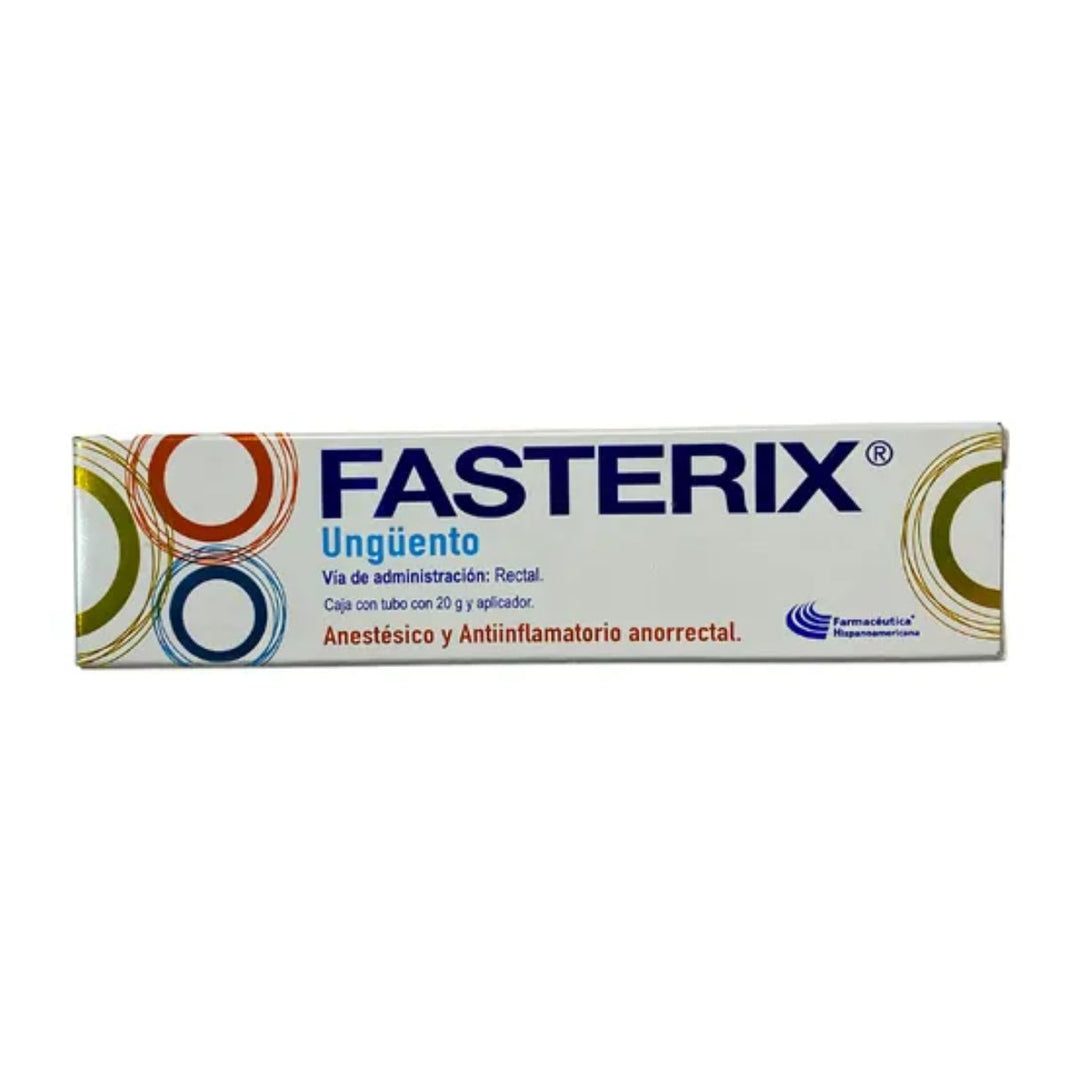 Fasterix (Hidrocortisona,Lidocaina, Oxido de Zinc,Subacetato de Alumin ...