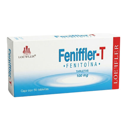 Fenifler-T (Fenitoina Sodica) 100 mg Caja con 50 Tabletas