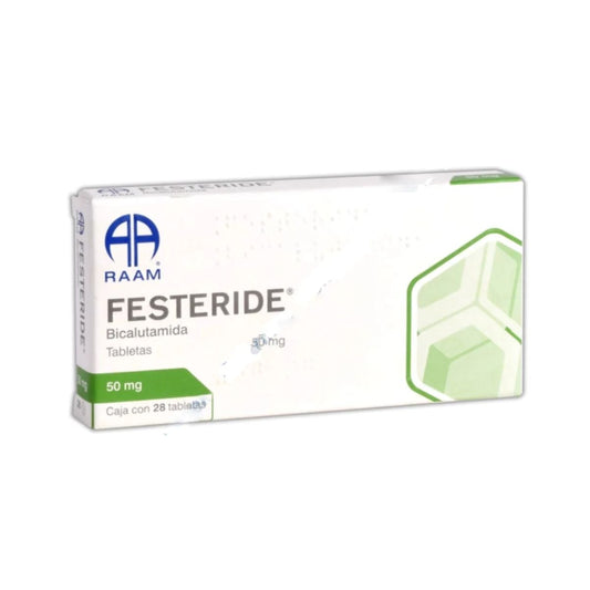 Festeride (Bicalutamida) 50 mg Caja con 28 Tabletas