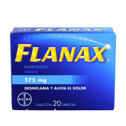 Flanax 275 mg Caja con 20 Tabletas