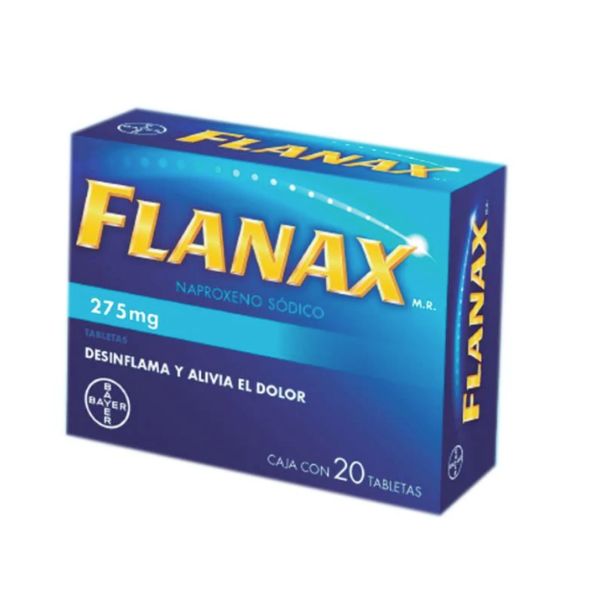 Flanax 275 mg Caja con 20 Tabletas