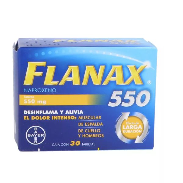 Flanax 550 mg Caja con 12 Tabletas