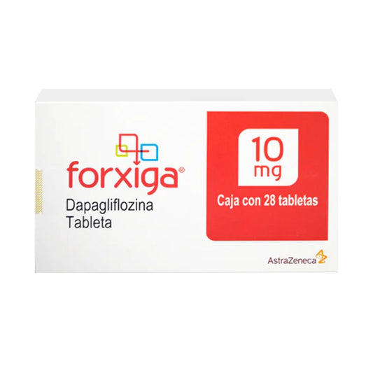 Forxiga (Dapagliflozina) Caja con 28 Tabletas