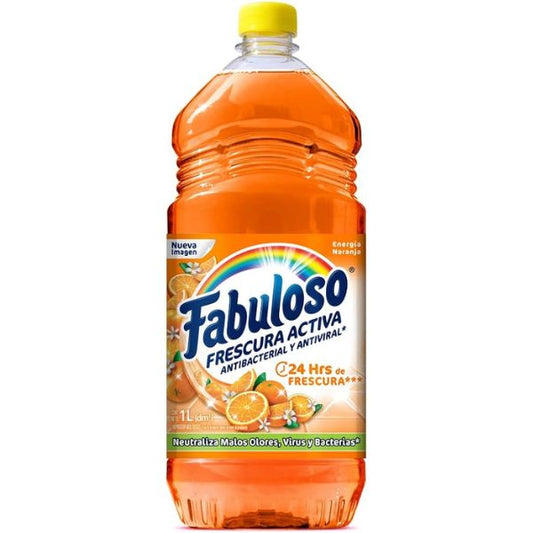 Limpiador Fabuloso Energia Naranja 1 Lt